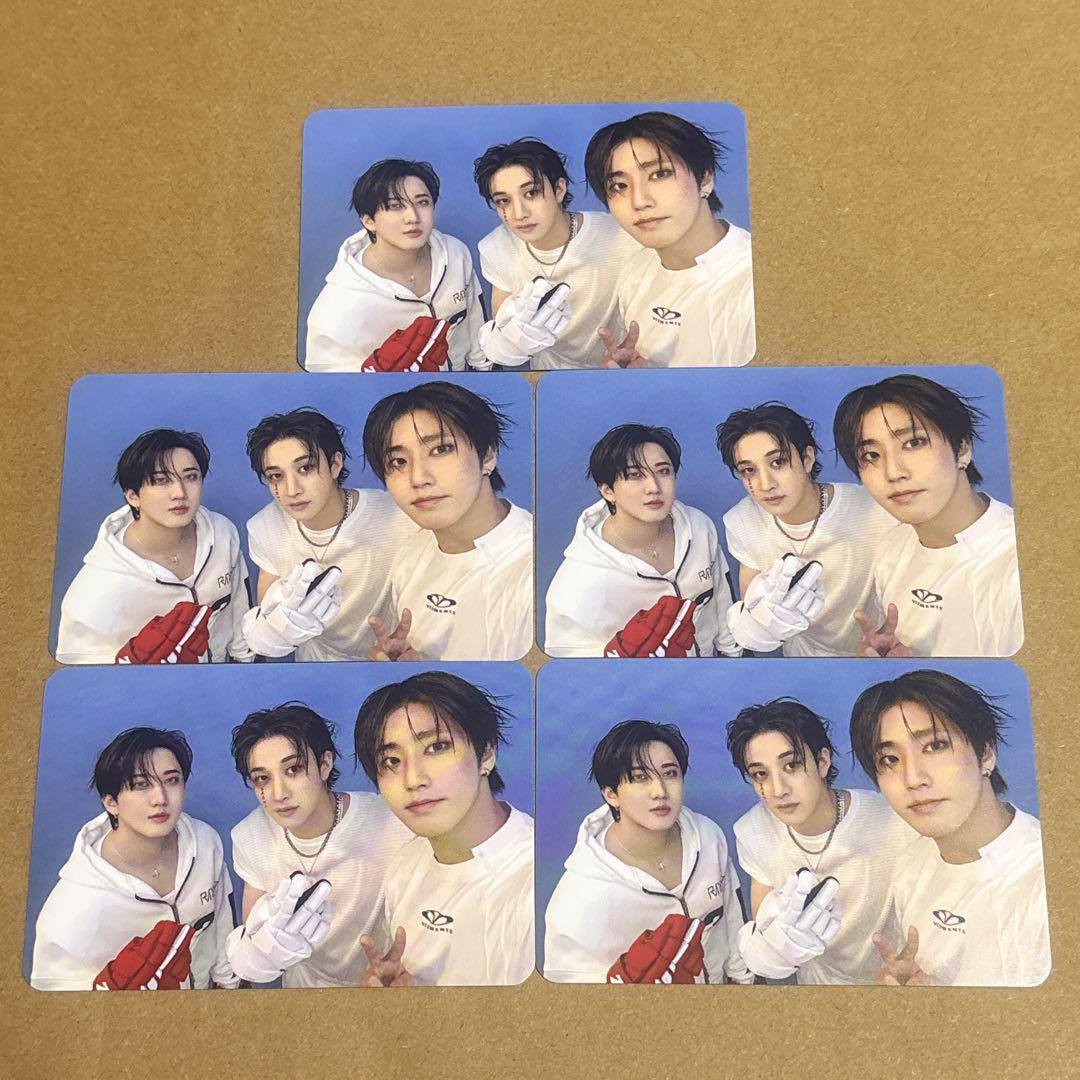 

[USED] Bang Chan, Han, Changbin trading cards, 5 pop-up cards, KARMA, Stray Kids