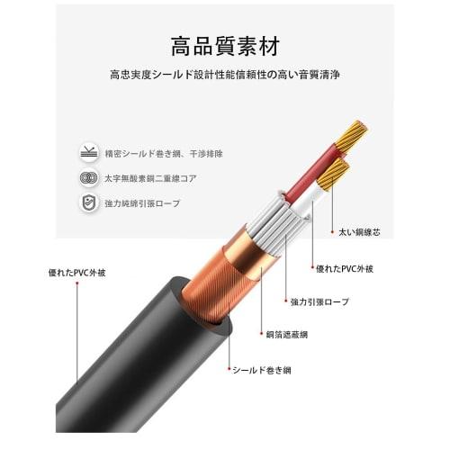 TRkin 3.5mm To XLR Converter, 3.5mm (Male) To XLR (Male) Conversion Cable, Unbalanced Stereo Microphone Cable for Microphones, Speakers, Consoles, Amp