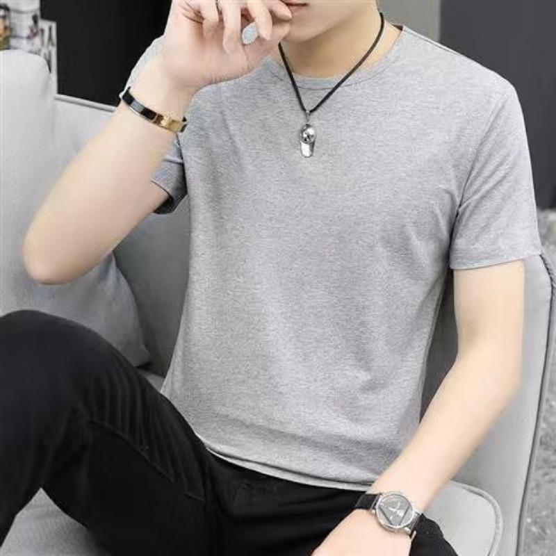 Mens T-Shirts Casual Crewneck Short Sleeve Shirts Summer Tops Basic Pullover Tees