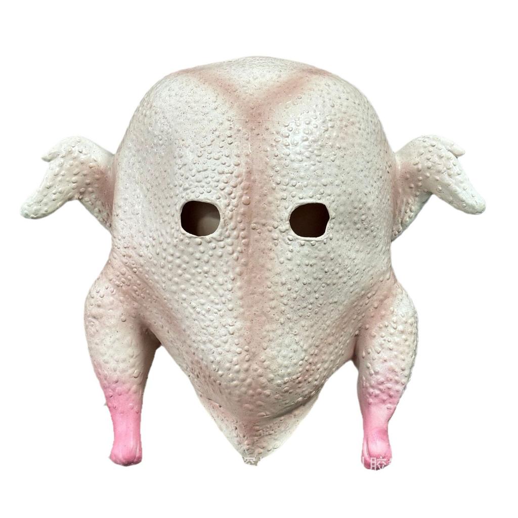 turkey mask Halloween cos Animal Headgear Chicken latex headgear, a funny prop for dance performances