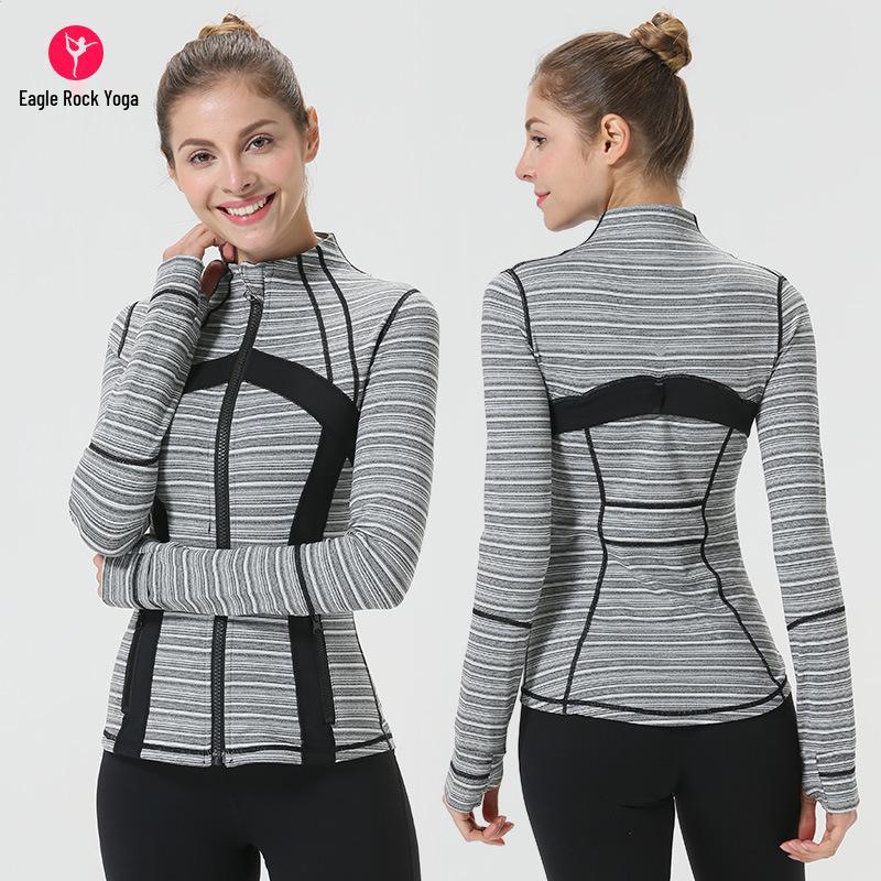 Women's Swift Speed Quick-Dry Stand Collar Sport Jacket for Yoga, Running, and Dance