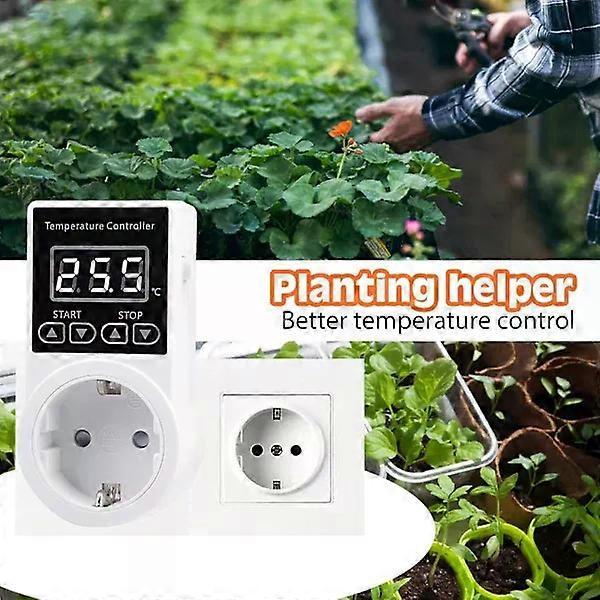 Digital thermostat temperature control socket, heating thermostat with NTC probe