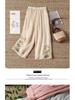 Women's Embroidered Wide-Leg Summer Pants - Retro Loose Fit