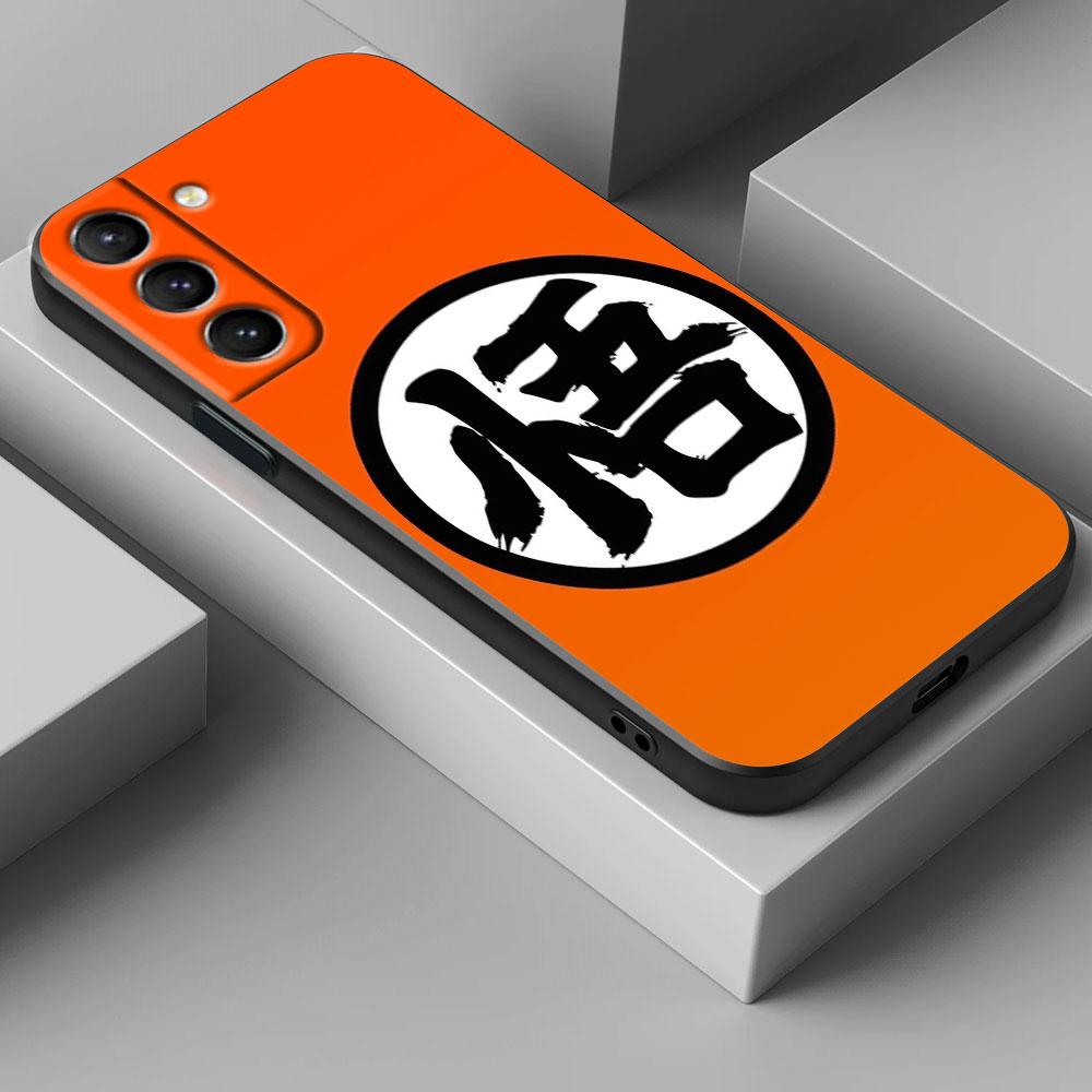 D-Dragon Ball Goku Logo Phone Case For Samsung Galaxy S25 S24 S23 S20 S21 FE S26 S22 Ultra 5G S26 Plus S25FE Soft Silicone Cover