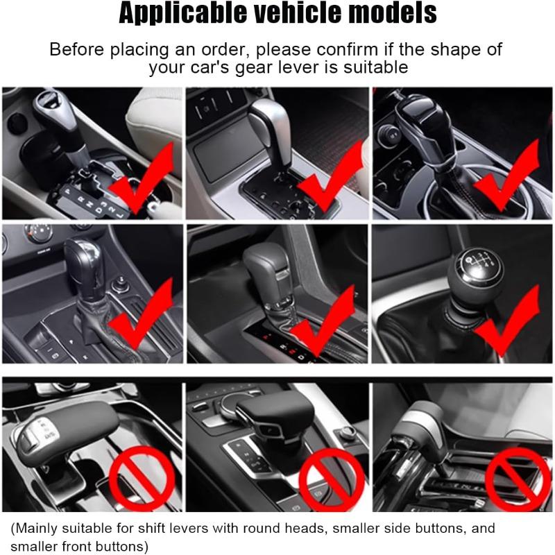 Car Gear Shift Knob Cover Hoodie Style Handbrake Handle Sleeve Cute Soft Plush Gear Lever Decoration for Auto Interior