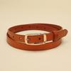 Leather Cowhide Elegant Ladies Fashion Belt With Alloy Pin Closure For Work