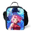 NARUTO Anime Cartoon Kids Insulated Thermal Lunch Bag, Lightweight Portable Children Picnic Tote Bag for Boys & Girls Age 5-11