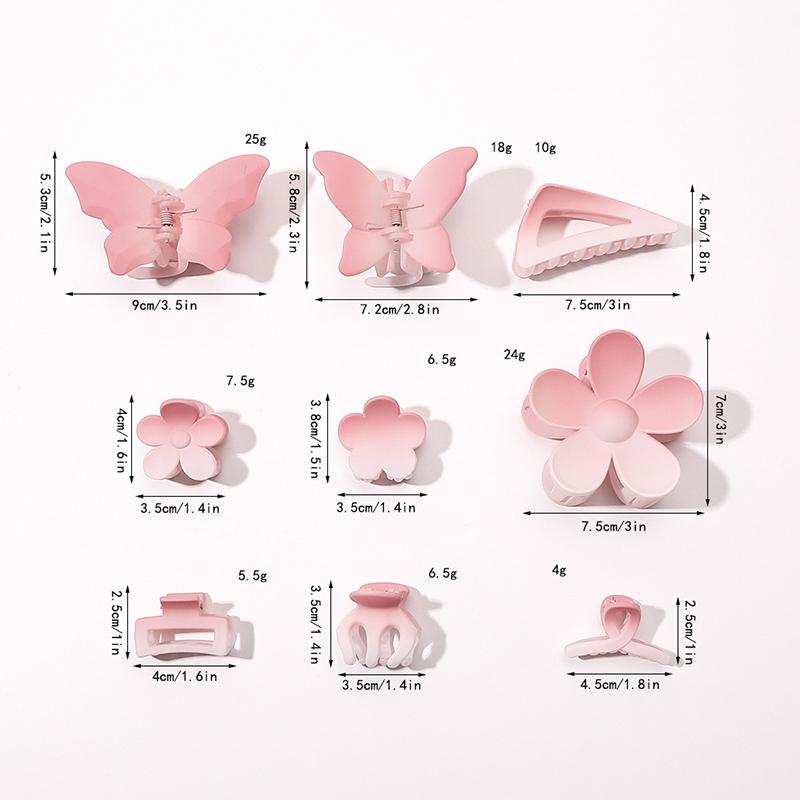 Cherry Blossom Hair Clip Frosted Grab Clip Fresh Versatile Shark Clip Pan Hair Grab Jewelry