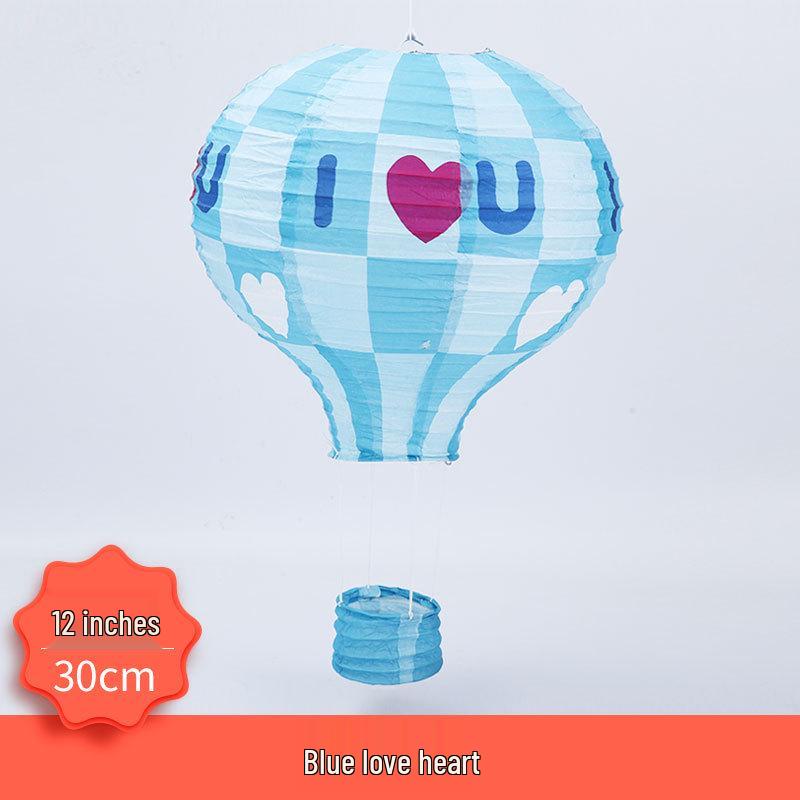 Hot Air Balloon Pendant Paper Lantern for Birthday and Kindergarten Decor