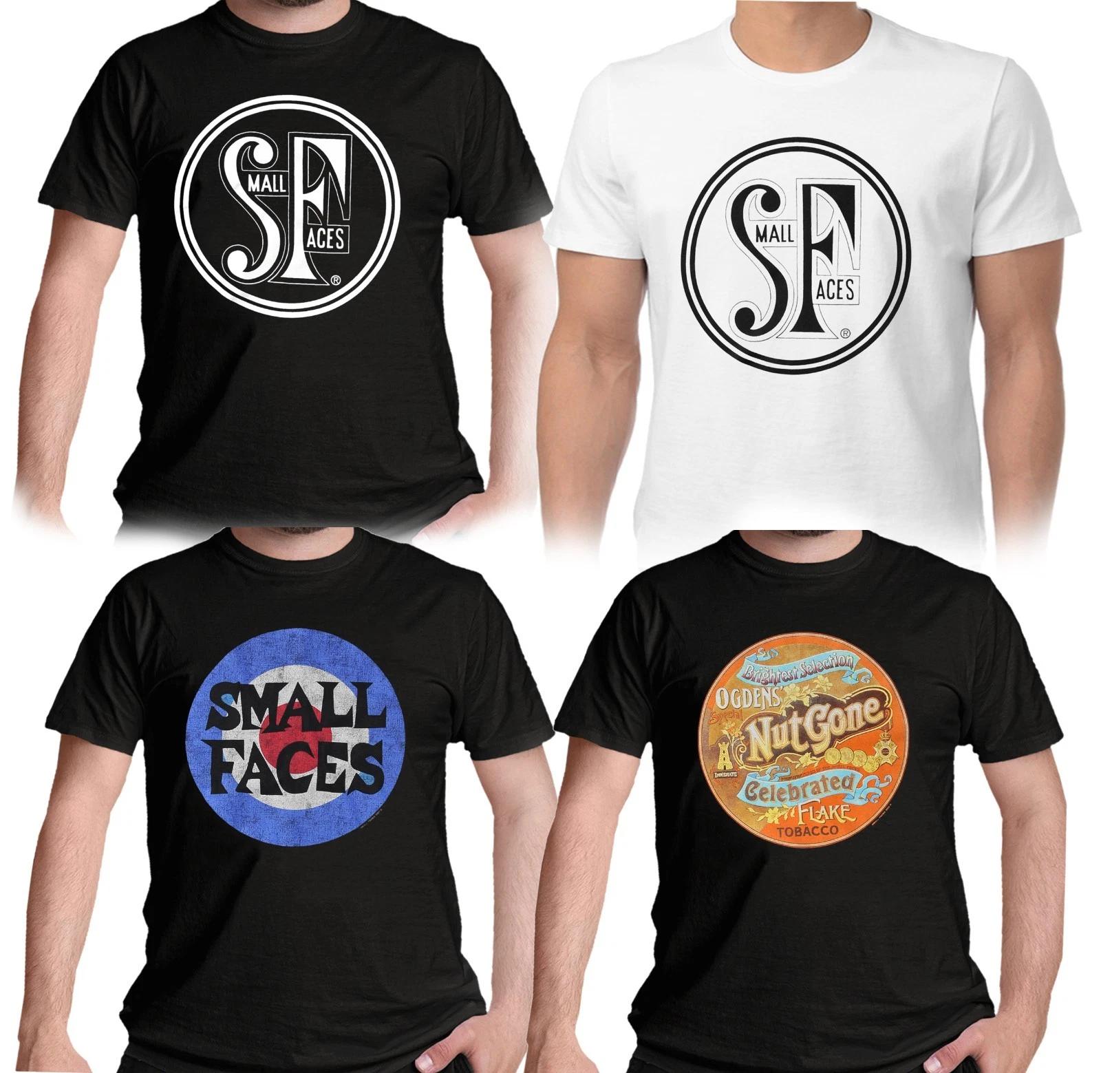 Official Small Faces T Shirt Logo Target Ogdens Nut Gone Flake New S to 2XL S