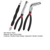 3Pcs 60-Degree Electrical Disconnect Pliers with Non-Slip Handle Double-Headed Design Automotive Connectors