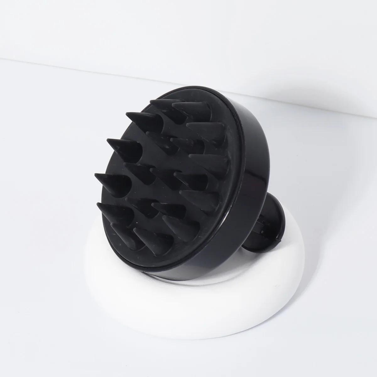 

1 pcs silicone soft shampoo brush scalp massage comb thoroughly clean scalp body massage brush hair salon hair brush