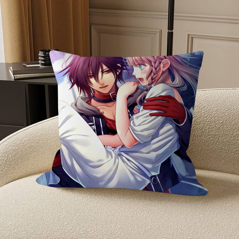 A-Amnesia Cushion Cover Car Throw Pillow Case For Sofa Car Christmas Gift 40x40cm 45x45cm