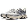 New LiNing Non-slip Wear-resistant Shock Absorption Low-Top Casual Running Shoes Men's Silver Blue ARXV003-1
