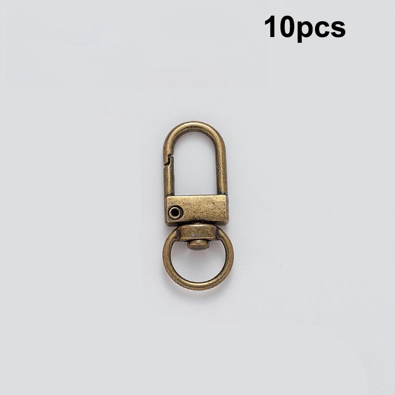 10Pcs Metal Universal Buckle Bag Buckle Multi Color Optional Key Buckle Alloy Buckle Lobster Buckle Bag Accessories