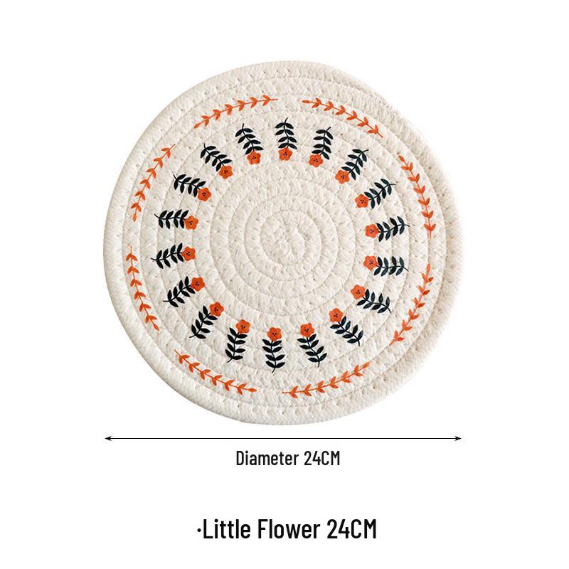 Skandinavischer Stil Baumwolle Leinen Gewebtes Platzset Set