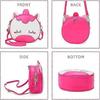 Little Girls Crossbody Bag Toddler Purse Bag Leather Baby Backpac