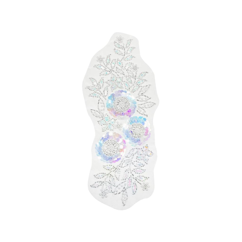 Multi-Color Mesh Bead Sequined Flower Cloth Sticker Decorative Diy Dress Performance Clothes Accessories Accessories