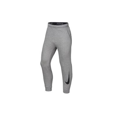 Windproof Solid Color Casual Sports Logo Fleece Lined Pants Men Bottoms Gray 932258-063