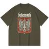 230 g/m² 100% Baumwolle Heavy Metal T-Shirt Rockband Beliebte Musik Druck Unisex Schweres Baumwoll-T-Shirt