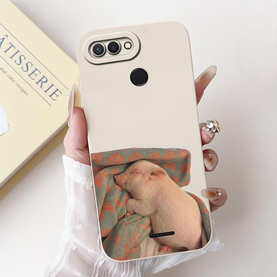 For Xiaomi Redmi 6 6A Case Soft Matte Silicone Capa Goothic Style Cartoon Panda Flower Back Cover For Redmi6 Redmi6a Coque Funda