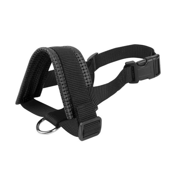 Hundemunnkurv Justerbar Løkke Nylon Munnkurv Pustende Anti-bjeffing Biting Tygging Munnkurv med Reflekterende Stropper for Liten Medium Stor Hund
