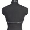 European & American Style Sexy Chest Chain Leather Restraint Choker Nightclub Apparel