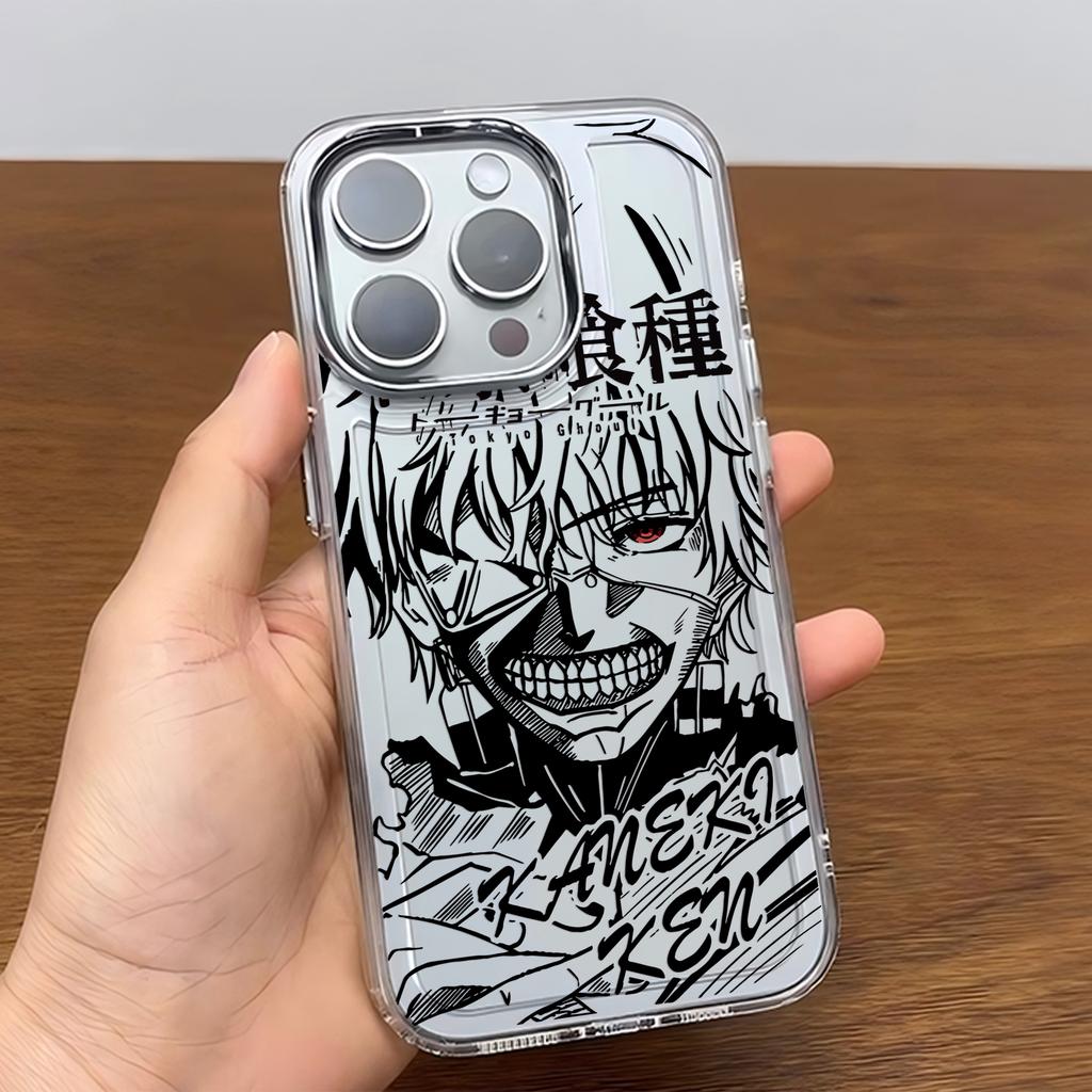 Coque de téléphone Anime Japonais Tokyo Ghoul Pour iPhone 17 16e 16 15 14 13 12 11 mini Pro Max X XR XSMAX 8 7 Air Plus Housse Souple