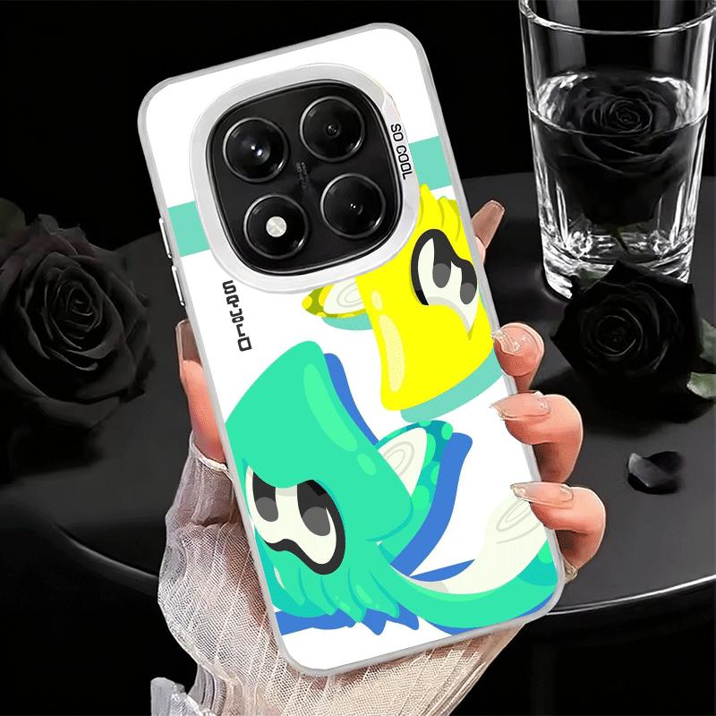 S-Splatoons Game Shockproof Phone Case for Xiaomi Redmi Note 15 14 13 12 Pro Plus 11 11S 11T 5G Cover Anti Fall Fundas Redmi Note 15 5G