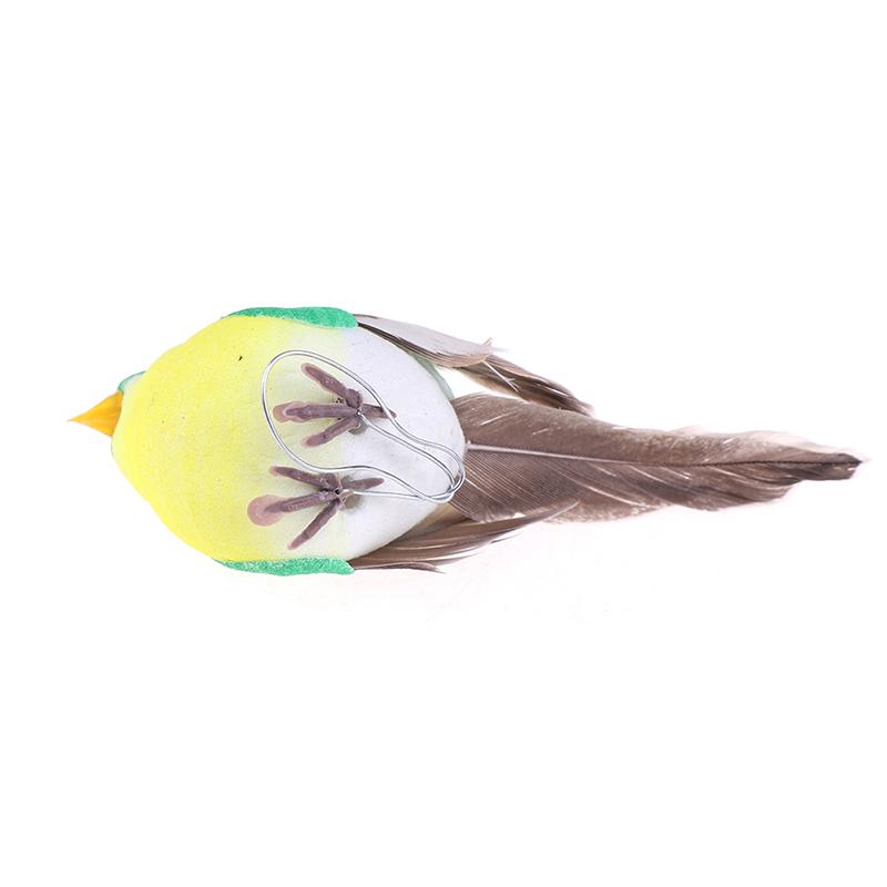 1pc Fake Bird Simulation Artificial Feather Dove Feather Decor Venue Ornament