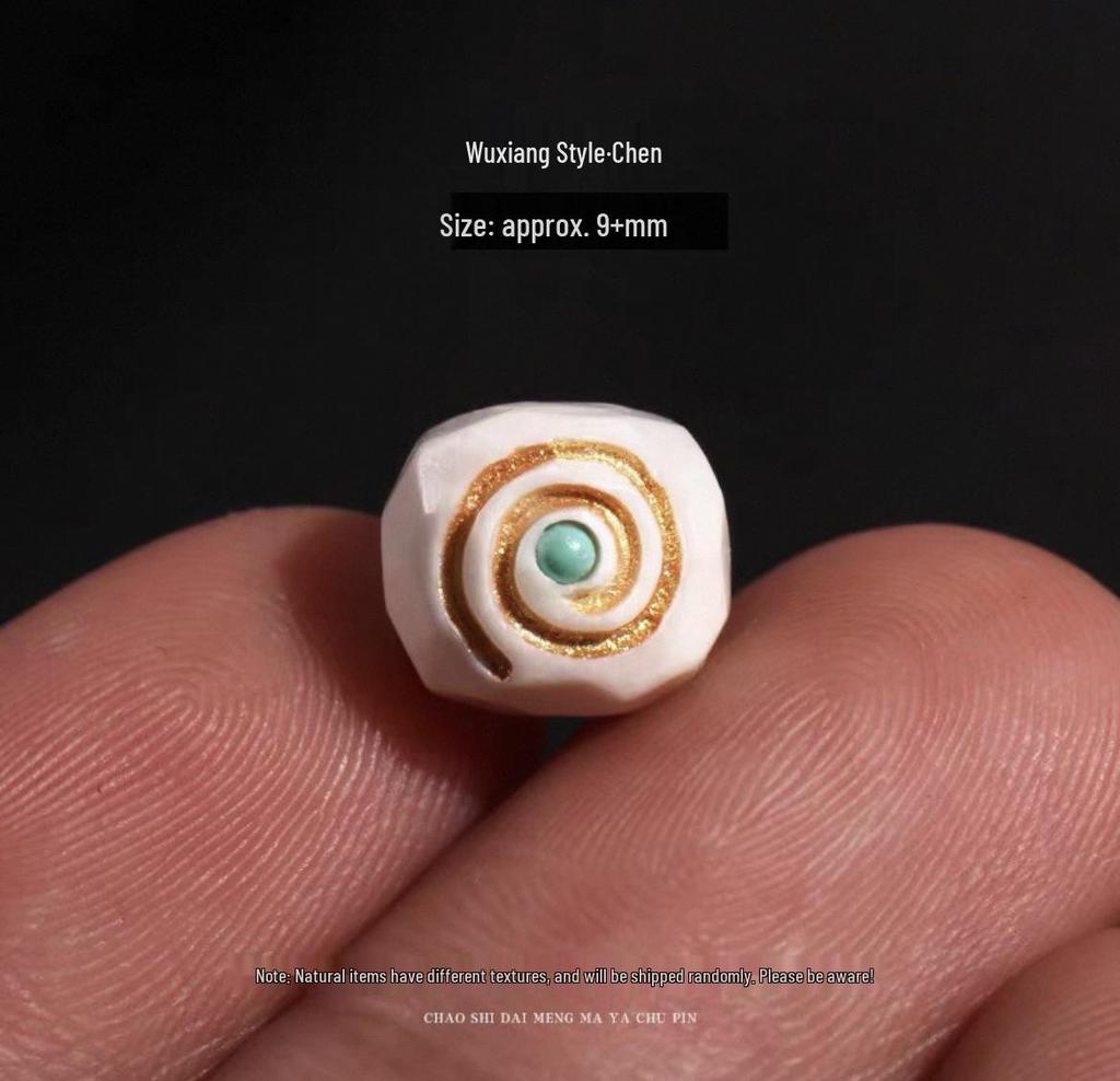 Mammoth Ivory Sun Moon Stars Barrel Beads Bracelet with Buddhist King Kong Bodhi Accessories