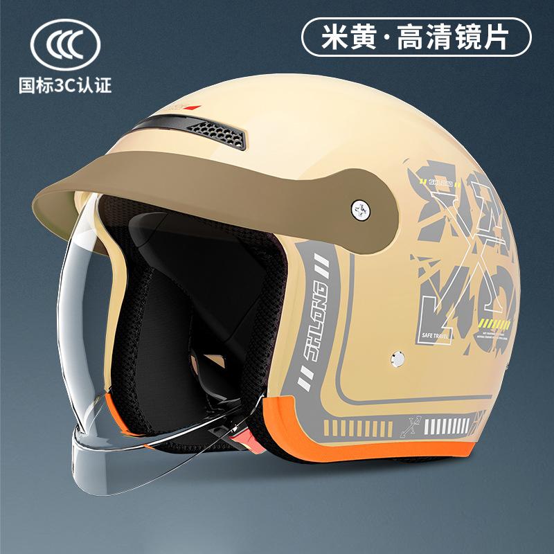 Electric Bike Helmet for Men and Women, All-season Use In Autumn and Winter, Fog Protection and Warm Electric Bike Safety Helmets