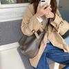 2023 Koreanischer Minimalistischer Großer Fassungsvermögen Weicher Zusammenklappbarer Schulter Messenger Tote für Frauen - Herbst/Winter Trend
