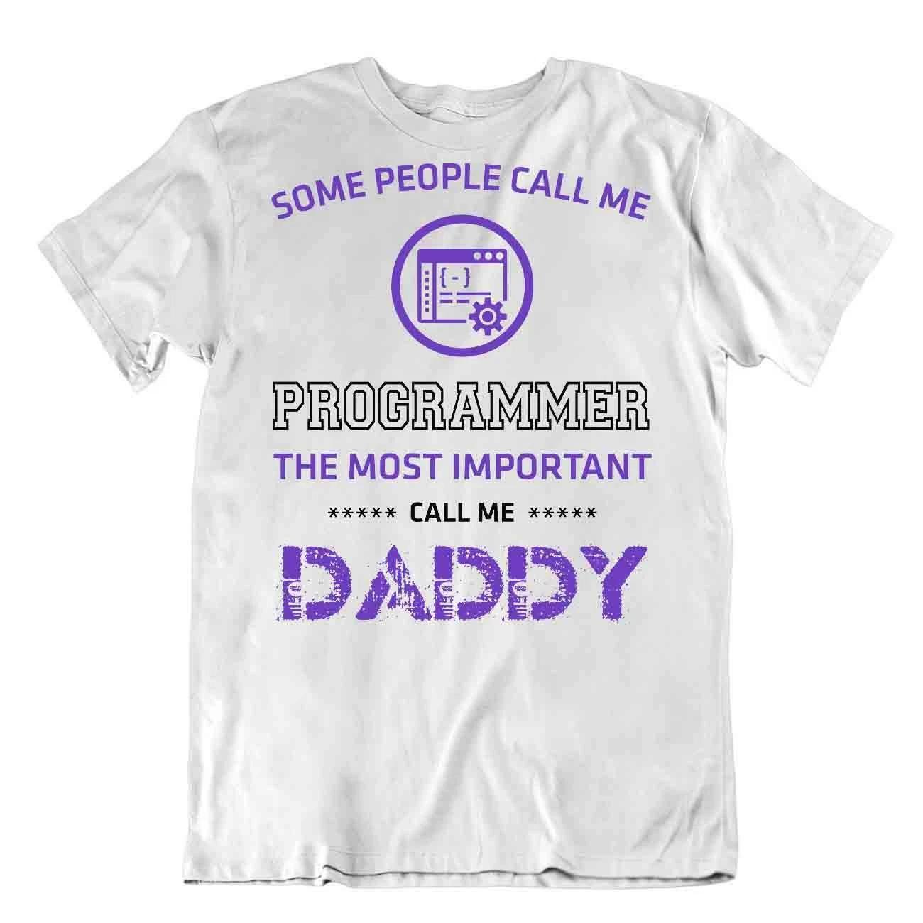 Daddy Programmer T-Shirt Special Event Gift Teecomputer Shirt 3XL