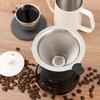 Paperless Stainless Steel Coffee Filter Dripper, Conical, Stainless Steel, Reusable Mesh Filter, Stylish Coffee Dripper for Hand Drip Coffee