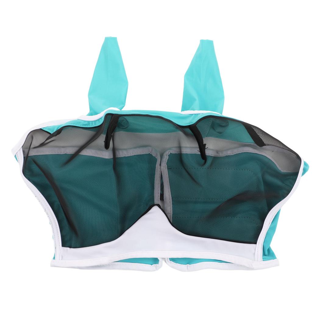 Mesh Horse Fly Mask Elastic UV Protection Detachable Breathable Horse Fly Mask with Ears for Horses
