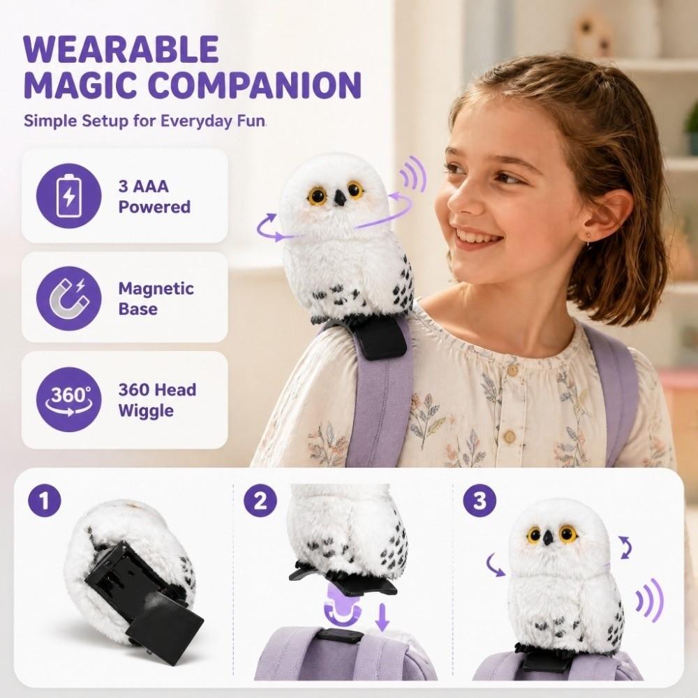 Wiggling Head Plush Toy Soft Plush Material Interactive Recording Plush Toy Holiday Present