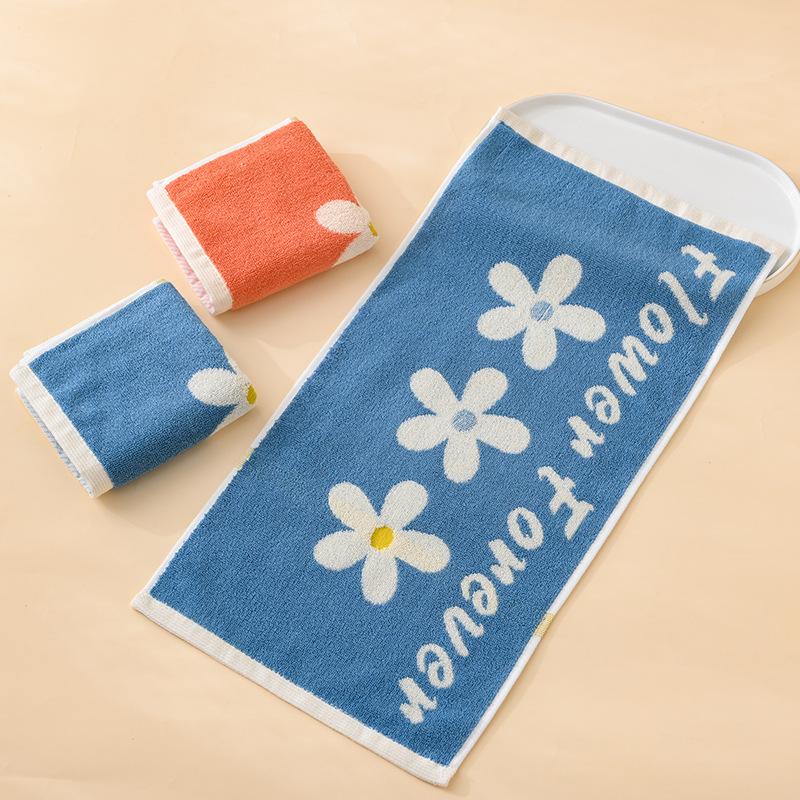 1 STK Håndkle Barnebomull A-klasse bomullsbomullshåndkle fortykket Absorberende Husholdningshåndkle Vask Ansiktshåndkle Absorberende håndklær til flerbruksbruk