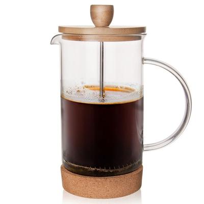 French Press Pot with Piston and Sieve for Coffee Tea Herbs 1L