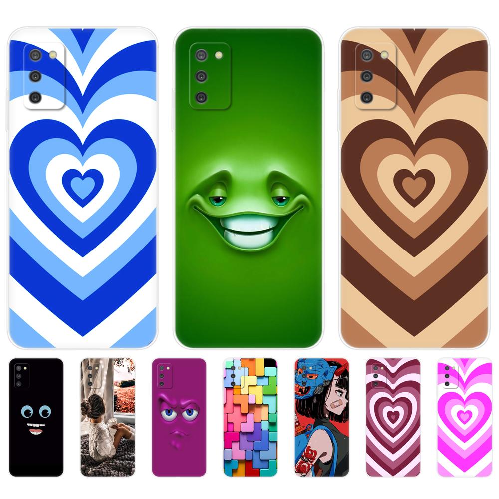 Per Samsung A03S Custodia 164,3 mm Copertura Posteriore del Telefono Su Samsung Galaxy A03s GalaxyA03s A 03s a037 Custodia Morbida Tpu Bumper in Silicone 6,5 pollici