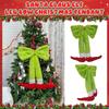 Christmas Decorations Green Prosthetic Legs Claus Legs Bow Christmas Ornaments