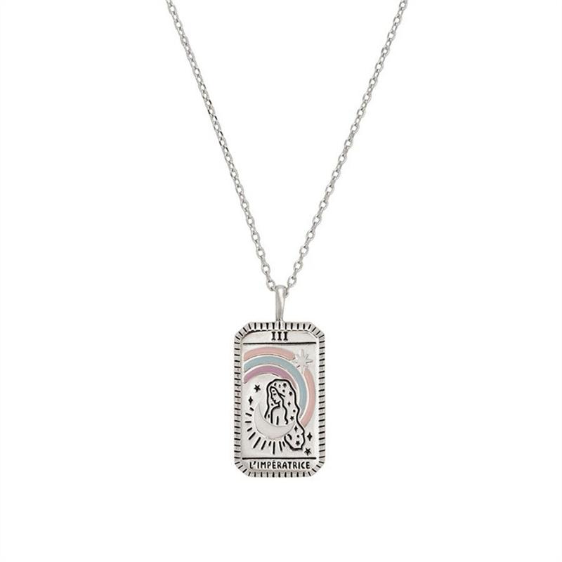 Sun Pendant Star Moon Pendant Cool Holiday Halskjede Holiday Halskjede Halskjede Pendant Halskjede