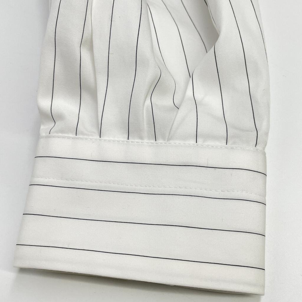 ENFOLD 22AW Black COMBI PULLOVER Double Cross Combi Pullover Shirt Tops 38 blackUsed