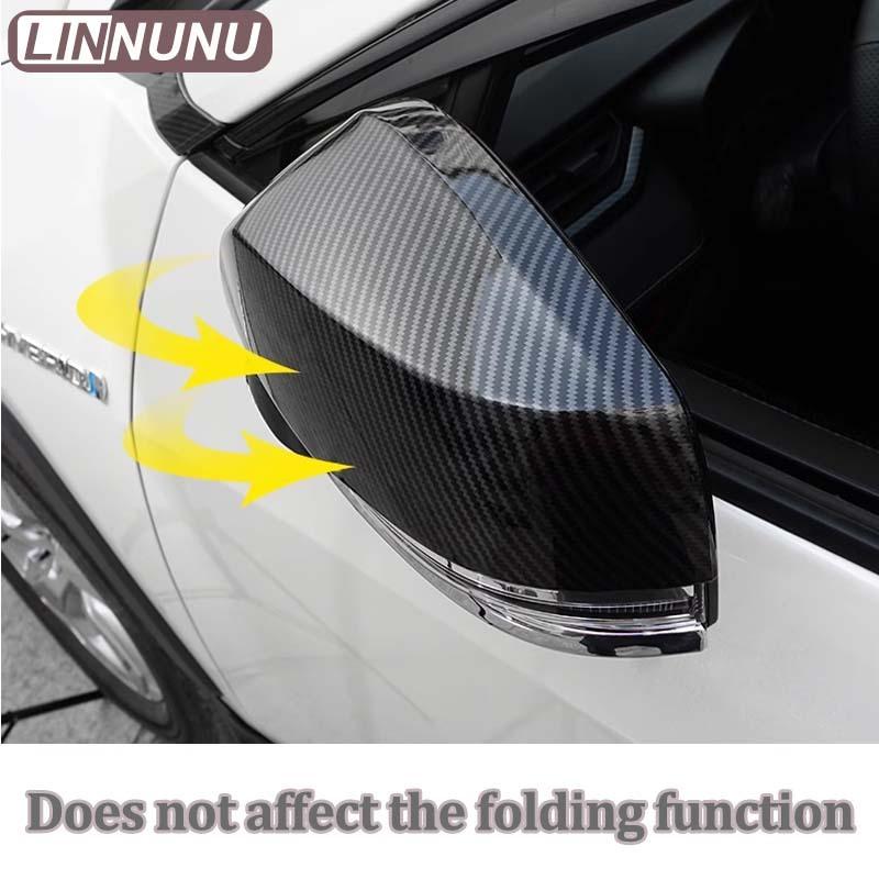 LINNUNU Car rearview Reversing mirror decorate cover For toyota RAV4 XA50  2024 2025 Exterior accessories Scratch resistant