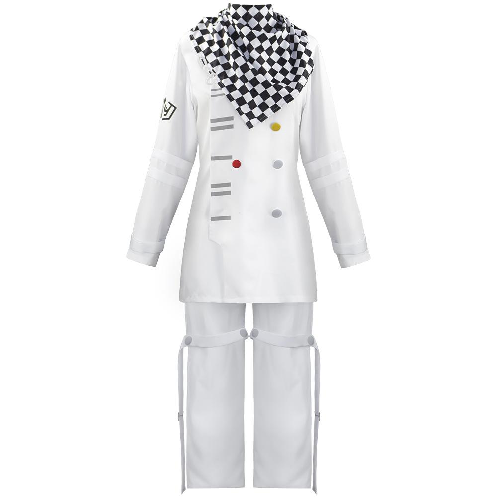 Danganronpa V3 Kokichi Oma Full Set Cosplay Costume, President Style Uniform Outfit for Anime Themed Events
