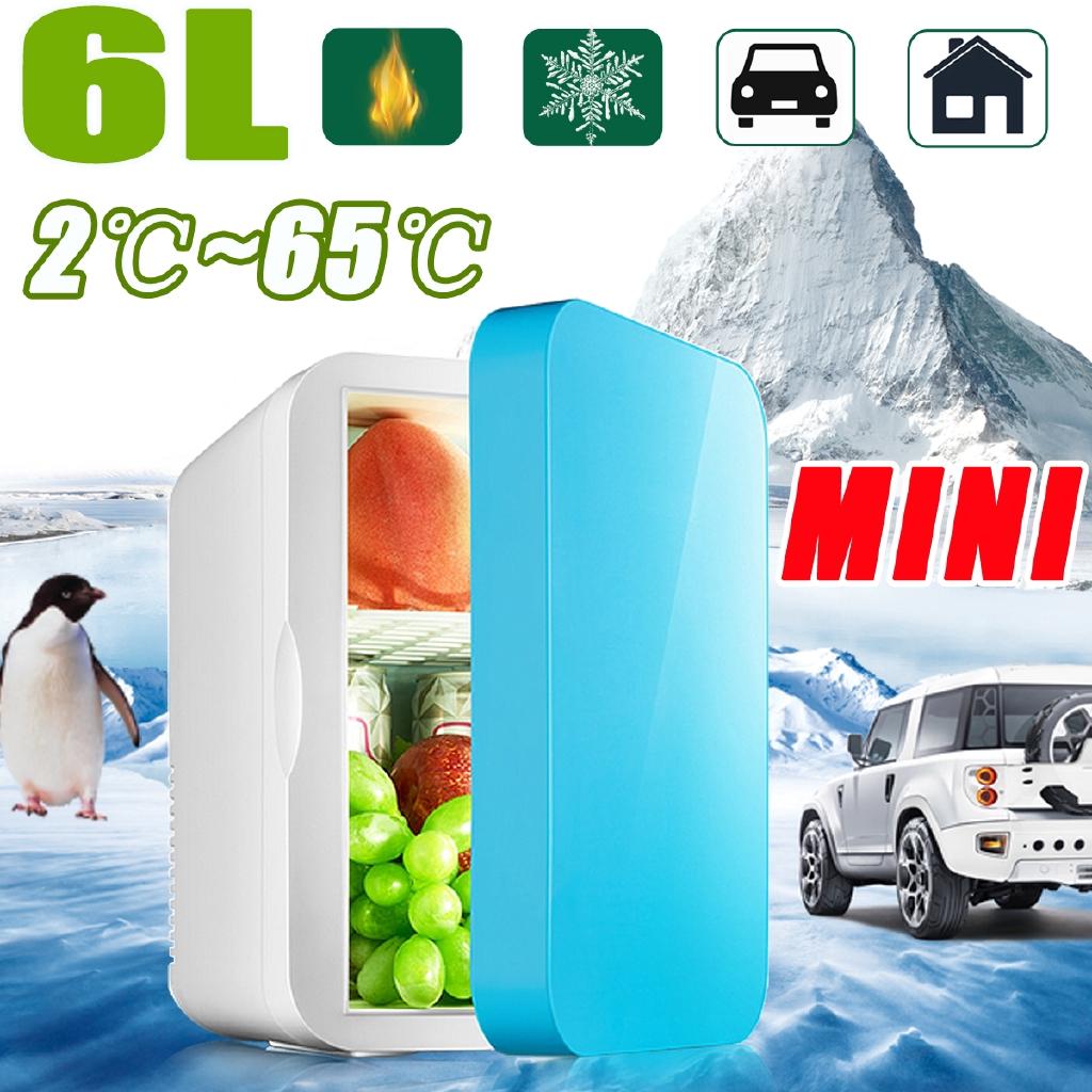 6L Portable Mini Car/Home Refrigerator Cold Heating Fridge Vehicle Travel Warmer Temperature Control Refrigerator