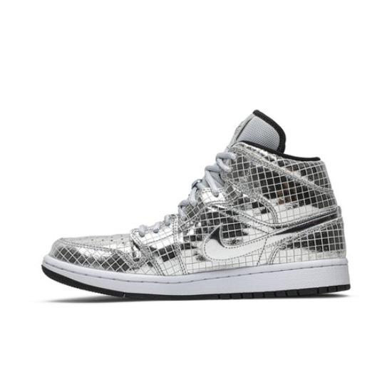 Air Jordan Wmns Air Jordan 1 Mid Disco Ball CU9304-001