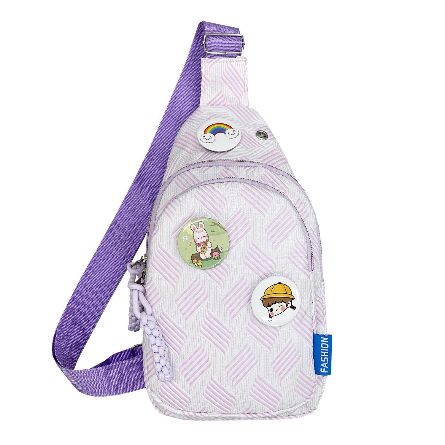 

College Girl s Chest Bag Is Small Fresh Versatile and Light. The Shoulder Bag Is A Simple Student s Messenger Bag. single pack.