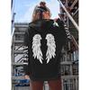 Beautiful Angel Wings Women's Hoodie Warm and Comfortable Casual Hoodie Fashion Classic Street Outdoor Sports Hoodie Loose