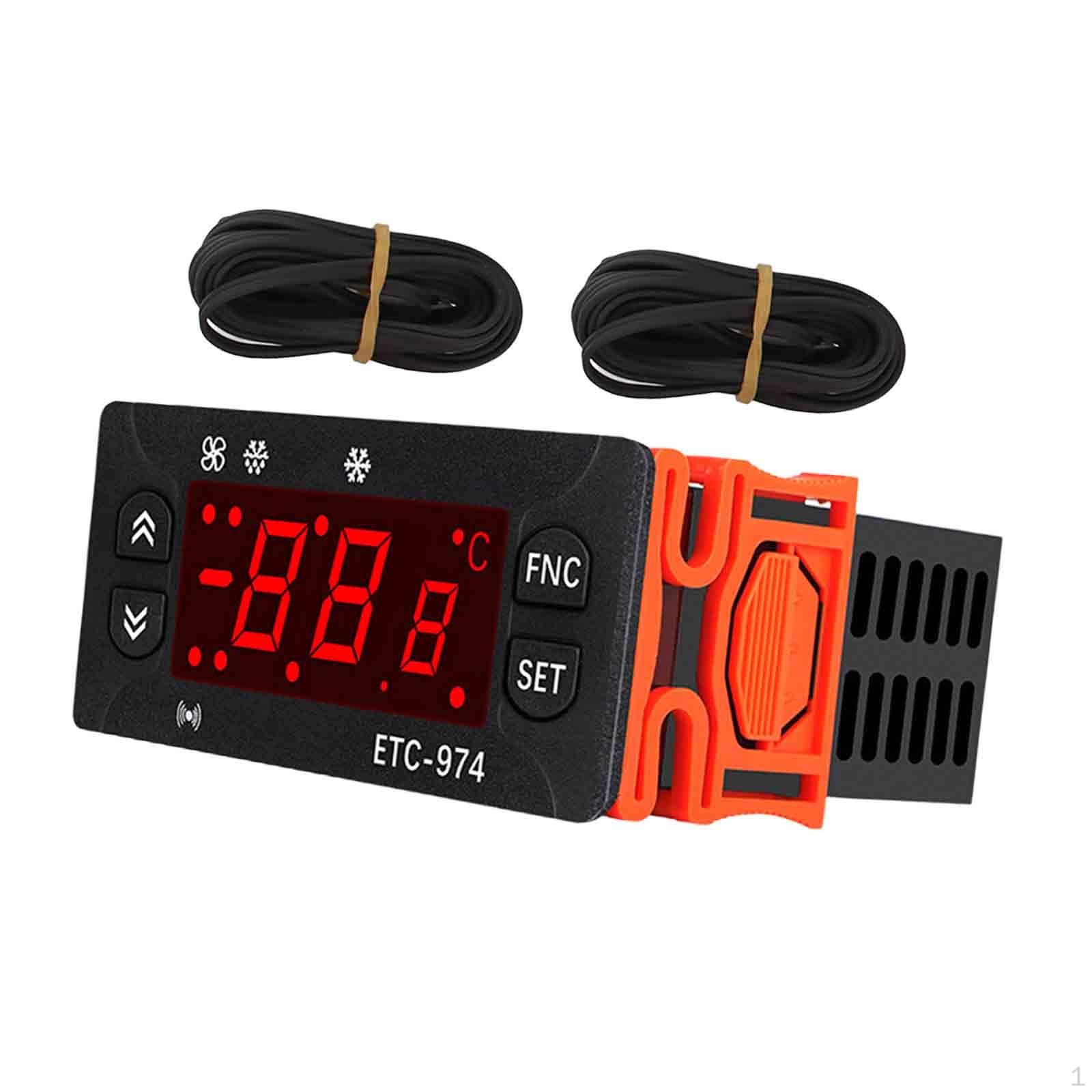 

Термостатический контроллер, термостат для холодильника, многофункциональный сменный светодиодный индикатор